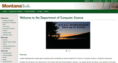 Desktop Screenshot of cs.mtech.edu