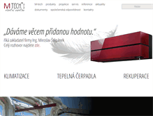 Tablet Screenshot of mtech.cz